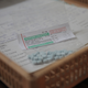 Packaged morphine pills are pictured at a palliative care clinic in Kerala, India.